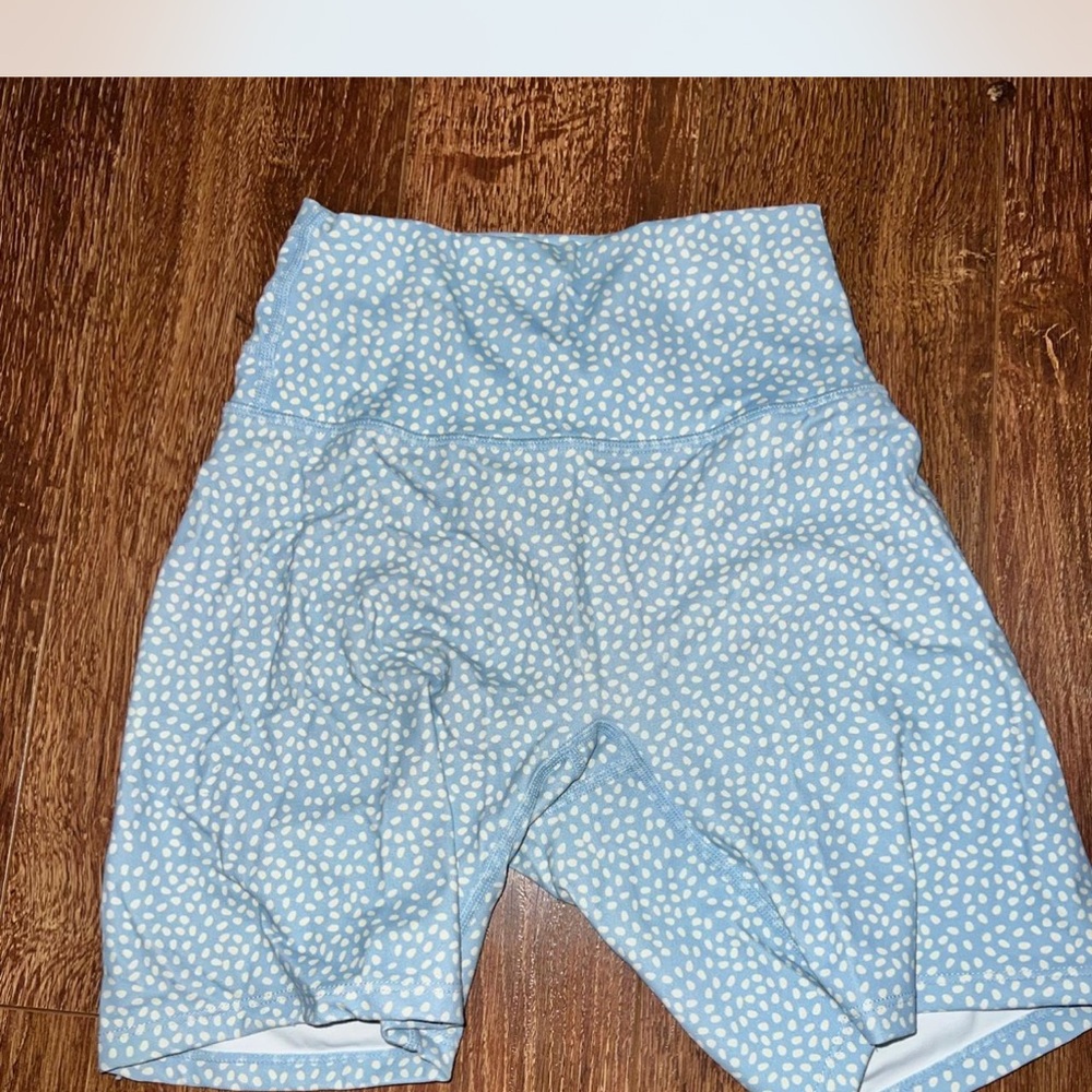 BuffBunny Blue and White Athletic Shorts